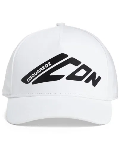 Dsquared2 Baseball Cap Accessories In White