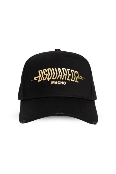 Dsquared2 Baseball Cap In Black