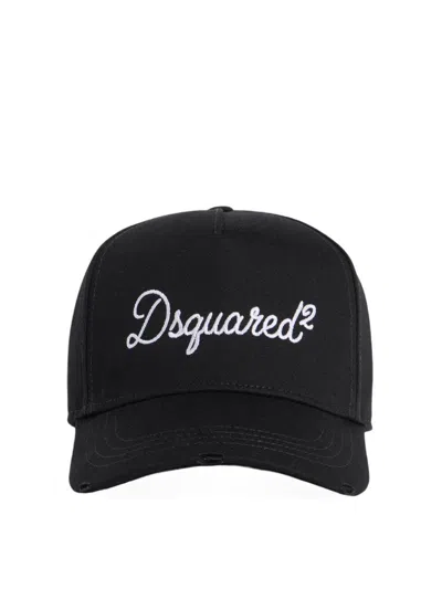 Dsquared2 Signature Baseball Cap In Black