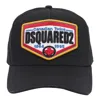 Dsquared2 Logo Patch Baseball Cap In Black