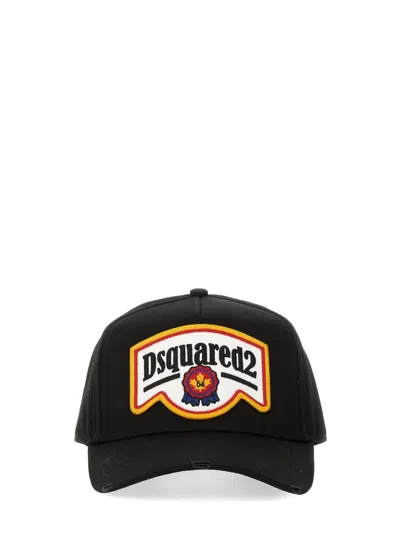 Dsquared2 Baseball Cap In Black