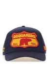 Dsquared2 Navy Canadian Patch Baseball Cap In Blue