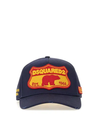 Dsquared2 Baseball Cap In Blue