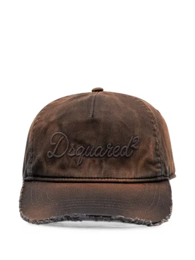 Dsquared2 Baseball Cap In Brown