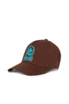 Dsquared2 Kids Invicta  Printed Baseball Cap In Brown