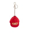 Dsquared2 Baseball Cap Keyring In Red