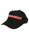 Dsquared2 Cotton Baseball Cap Curved Peak In M221