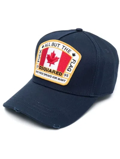 Dsquared2 Baseball Cap In Navy