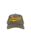 Dsquared2 Baseball Cap With Curved Brim In Green