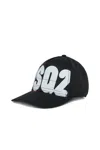 Dsquared2 Baseball Cap With Dsq2 Logo In Black