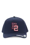 Dsquared2 Cappello Da Baseball Effetto Vissuto In Navy (blue)