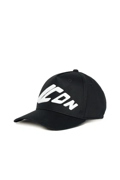 Dsquared2 Baseball Cap With Icon Patch In Black