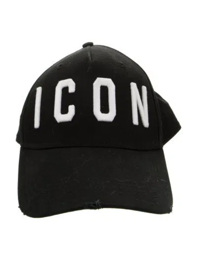 Pre-owned Dsquared2 Baseball Cap With Logo In Black