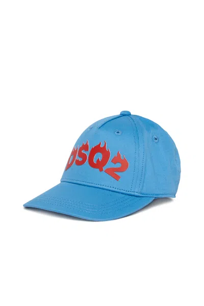 Dsquared2 Baseball Cap With Logo In Blue