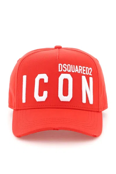 Dsquared2 Baseball Cap With Logo In Red