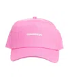 Dsquared2 Logo-print Baseball Cap In Pink