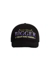 Dsquared2 Black Rocco Baseball Cap In Black