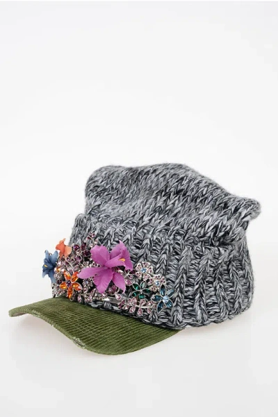 Dsquared2 Baseball Hat With Jewels Details