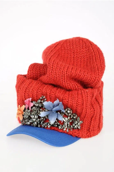 Dsquared2 Baseball Hat With Jewels Details