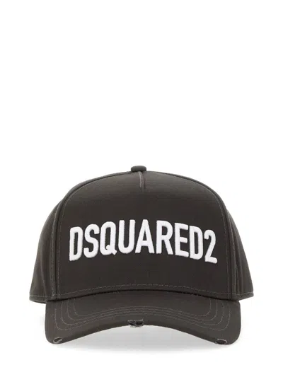 Dsquared2 Baseball Hat With Logo In Gray