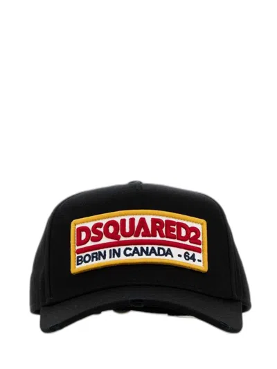 Dsquared2 Baseball Hat With Logo Patch In Black