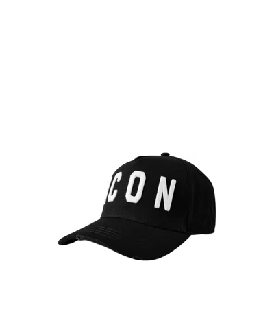 Dsquared2 Baseball Icon Cap In Black