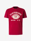 Dsquared2 Baseball Logo T-shirt In Contrasting Logo On The Front