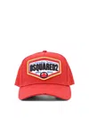DSQUARED2 BASEBALLL HAT WITH DSQUARED2 PATCH