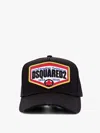 Dsquared2 Distressed Logo Patch Baseball Cap