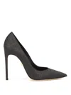 Dsquared2 Basic Black Glitter Pumps In Negro