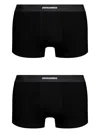 Dsquared2 Dsquared Men Pack Of Two Boxers In Black