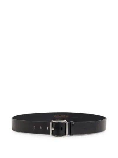 Dsquared2 Basic Buckle Belt In Black