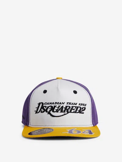 Dsquared2 Basket Logo Cap In Purple