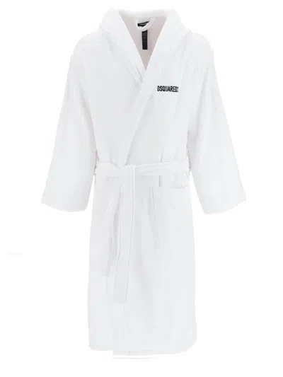 DSQUARED2 DSQUARED2 BATHROBE WITH LOGO UNISEX