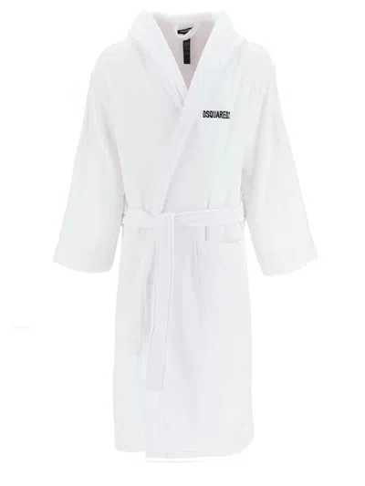 DSQUARED2 DSQUARED2 BATHROBE WITH LOGO UNISEX