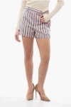 Dsquared2 Preppy Boston Striped Cotton Blend Short