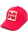 Dsquared2 Bcm041505c00001 Canada Patch Cap In Red