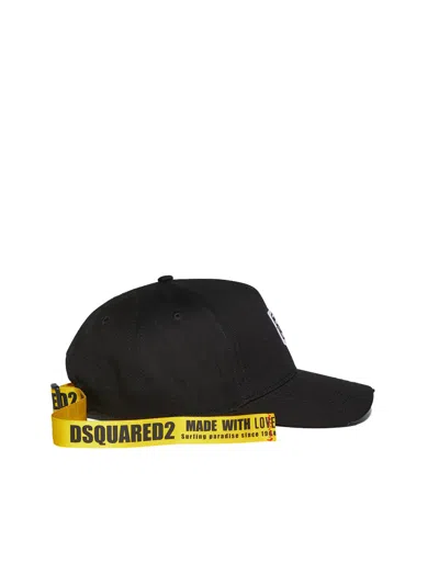 Dsquared2 Bcm064205c000012124 Logo-strap Baseball Cap In Brown