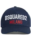 Dsquared2 Embroidered Logo Baseball Cap In Blue