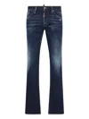 Dsquared2 Be Cool Be Nice Bootcut Jeans In Blue