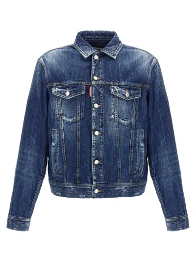 DSQUARED2 'BE COOL BE NICE WASH L. A.' JACKET