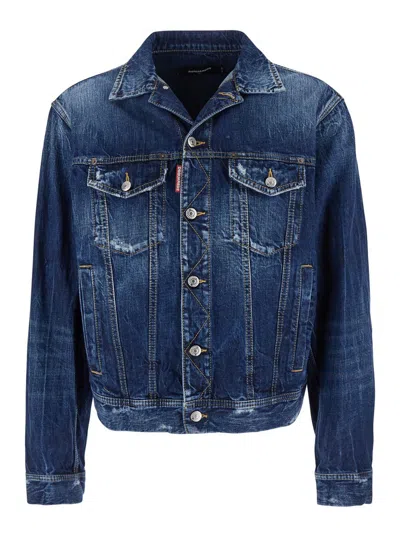 DSQUARED2 DSQUARED2 'BE COOL BE NICE WASH L.A.' JACKET