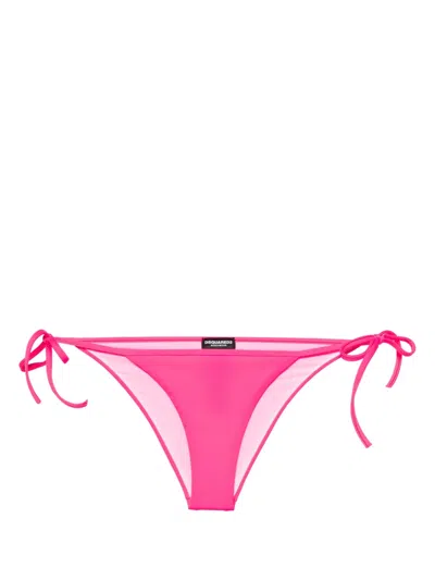 Dsquared2 Be Icon Bikini Bottoms In Pink
