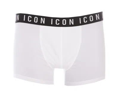 Dsquared2 Be Icon Boxer In White