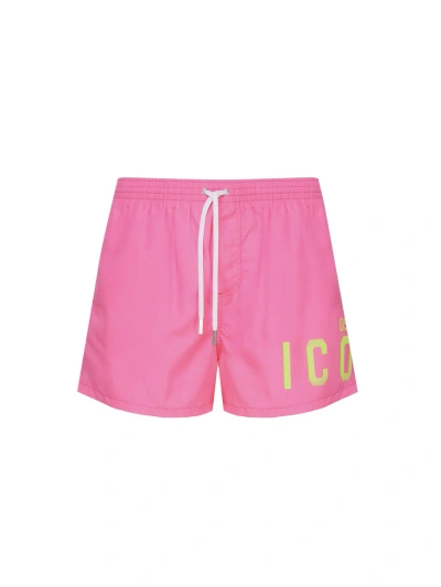 Dsquared2 Be Icon Boxer Costume In Pink