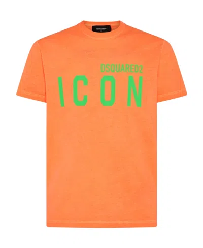 Dsquared2 Be Icon Cotton T-shirt In Col. 914