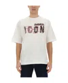 Dsquared2 Cotton T-shirt With Icon Scribble Print In White