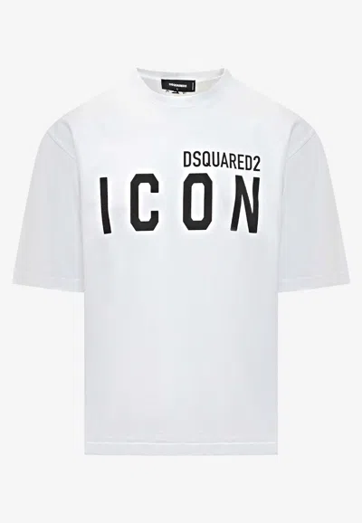 DSQUARED2 BE ICON CREWNECK T-SHIRT