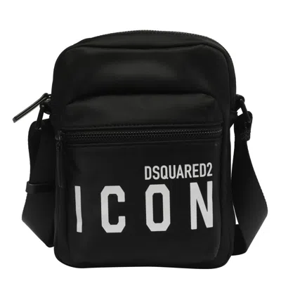 Dsquared2 Be Icon Crossbody In Bianco