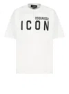 Dsquared2 Icon Logo Printed Crewneck T-shirt In White